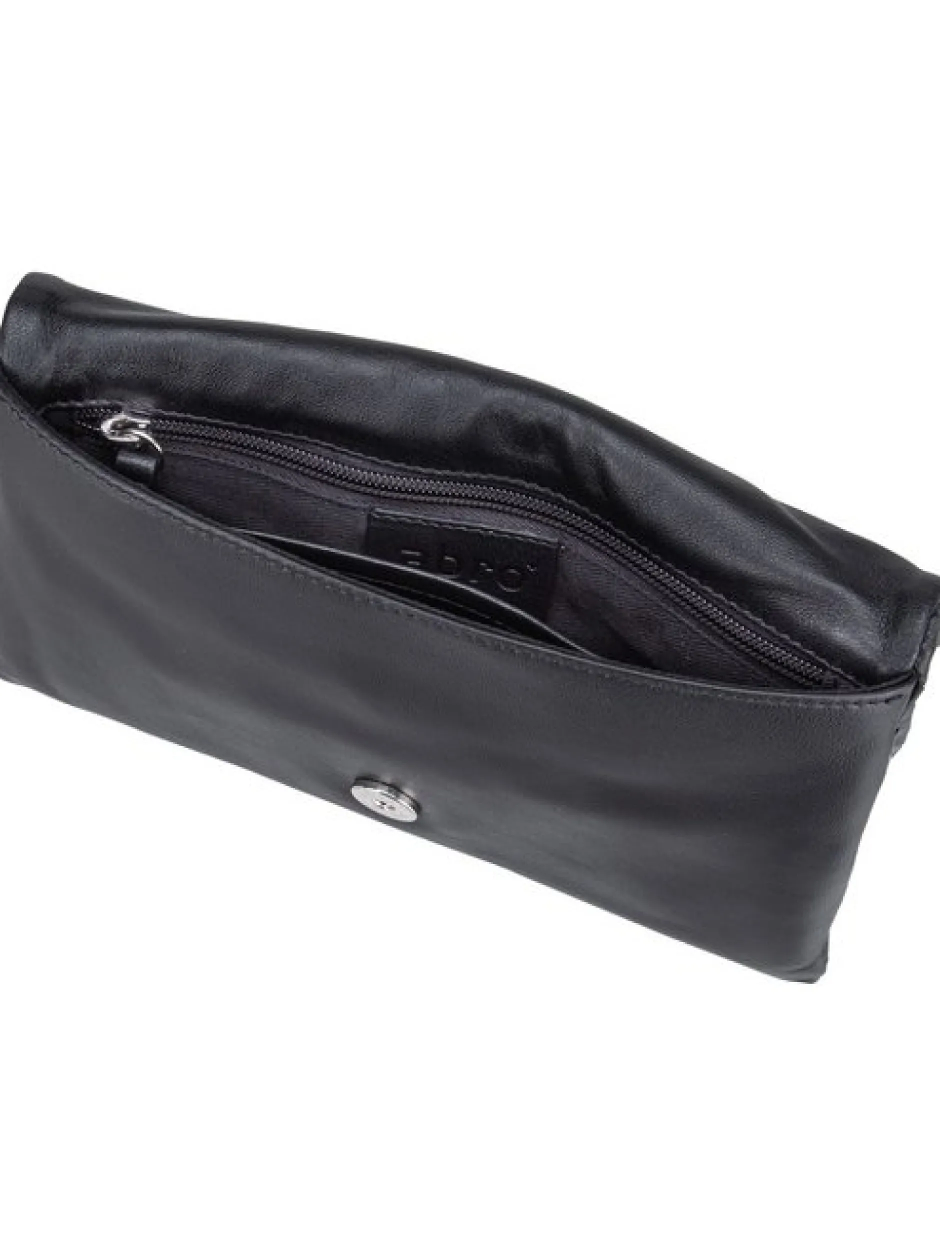 abro Damen Clutch - Piuma in schwarz