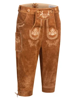 Alessandro Salvarini Herren Trachtenhose - ASGustl in braun