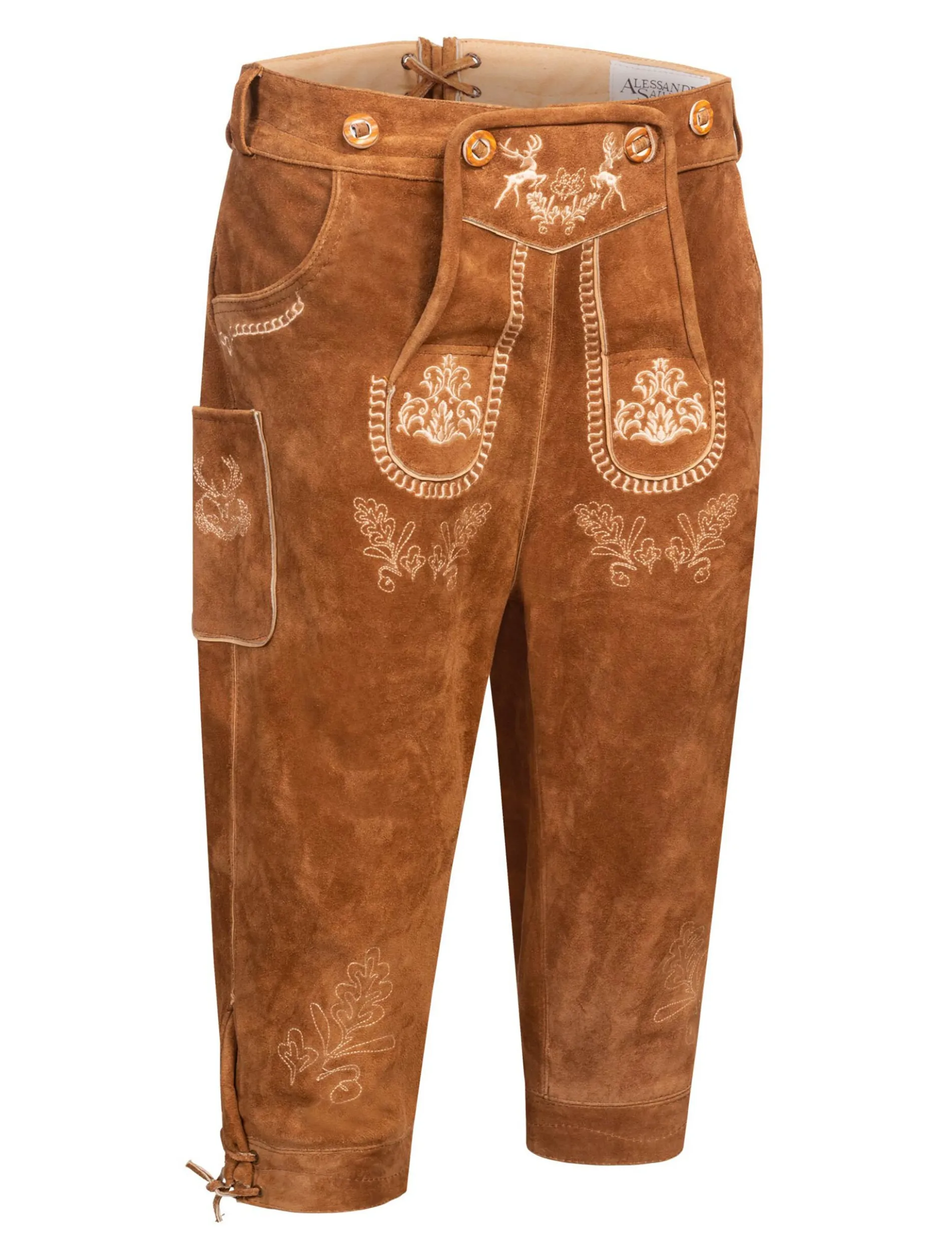Alessandro Salvarini Herren Trachtenhose - ASGustl in braun