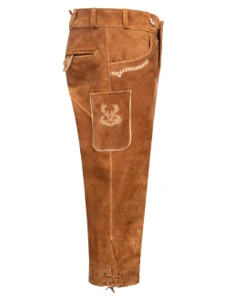 Alessandro Salvarini Herren Trachtenhose - ASGustl in braun