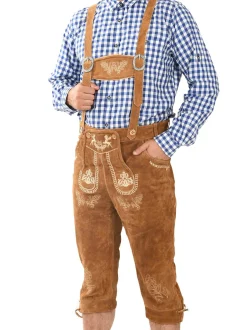 Alessandro Salvarini Herren Trachtenhose - ASGustl in braun
