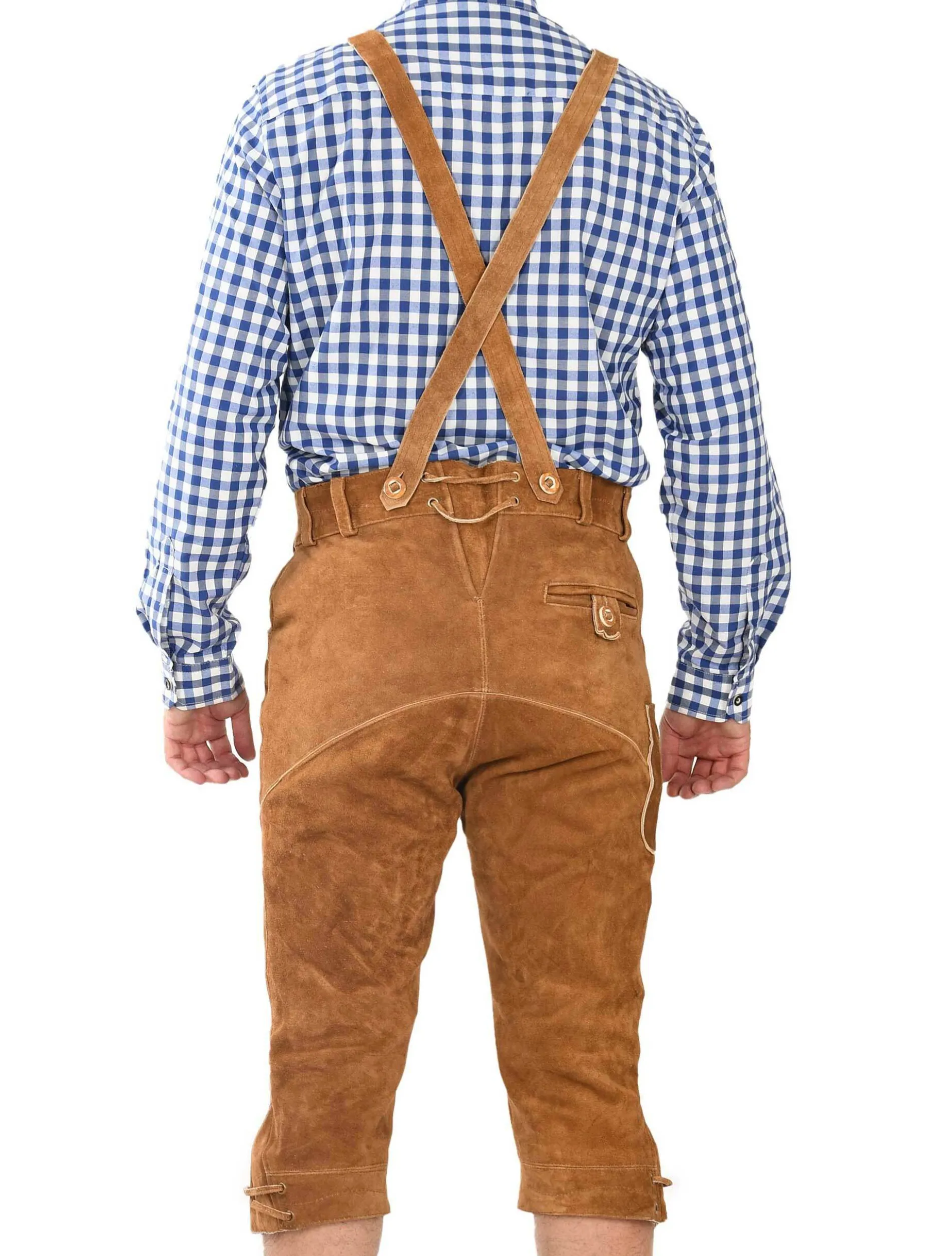 Alessandro Salvarini Herren Trachtenhose - ASGustl in braun