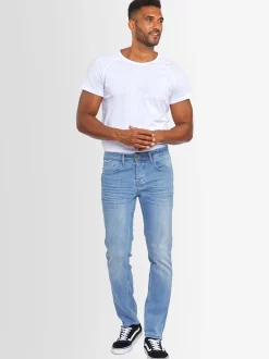 Alessandro Salvarini Herren Jeans - ASAngelo in hellblau