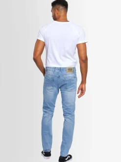Alessandro Salvarini Herren Jeans - ASAngelo in hellblau