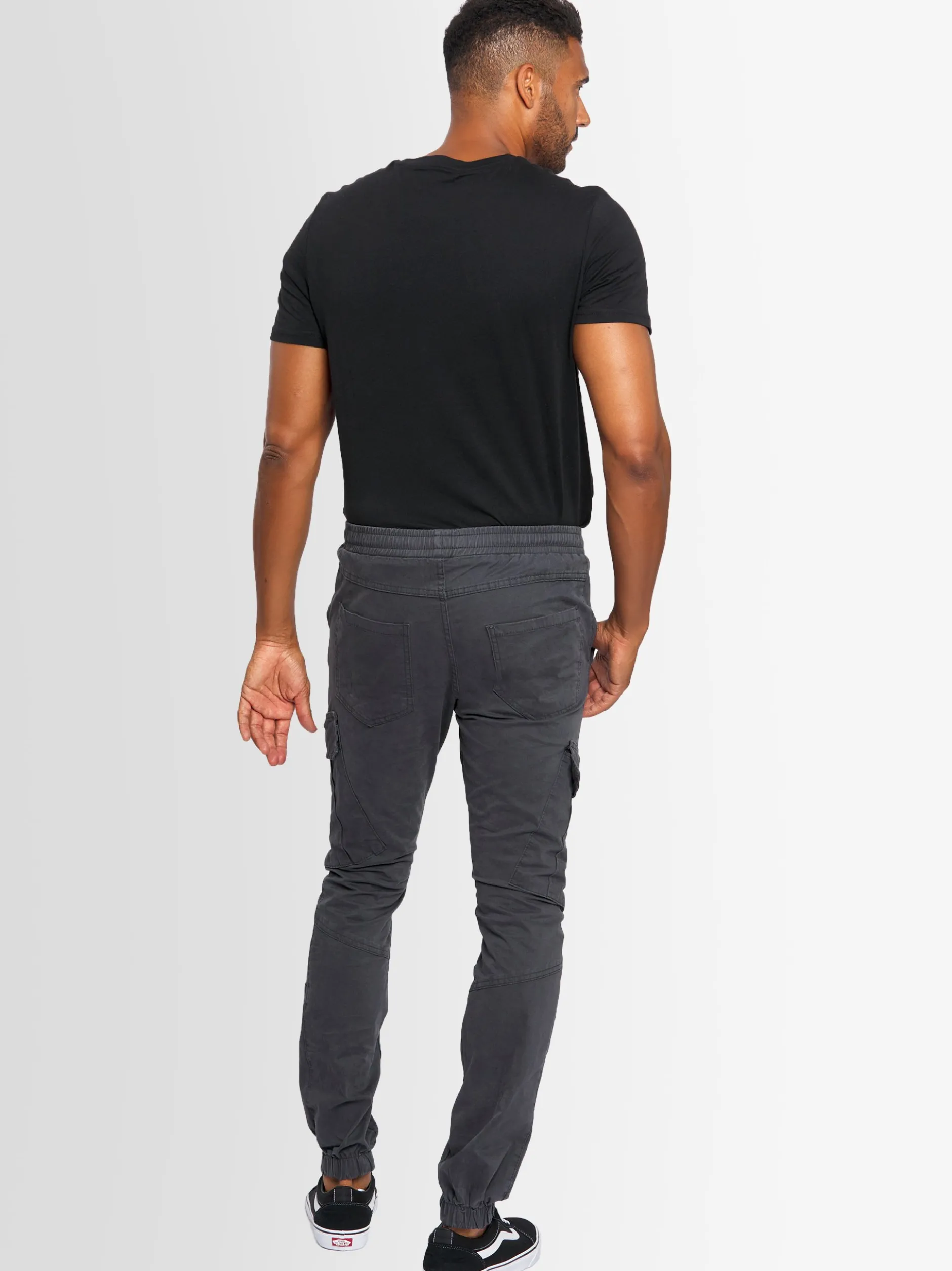 Alessandro Salvarini Herren Cargohose - ASComfi in anthrazit