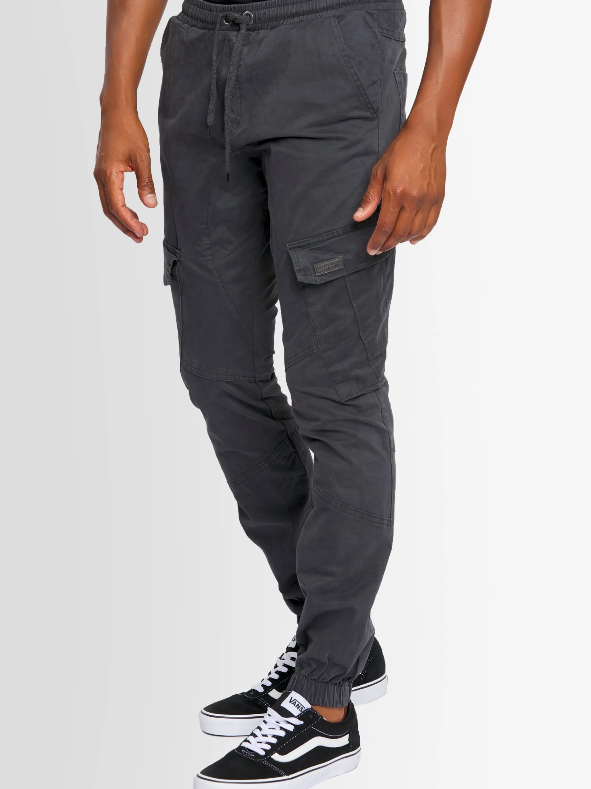 Alessandro Salvarini Herren Cargohose - ASComfi in anthrazit