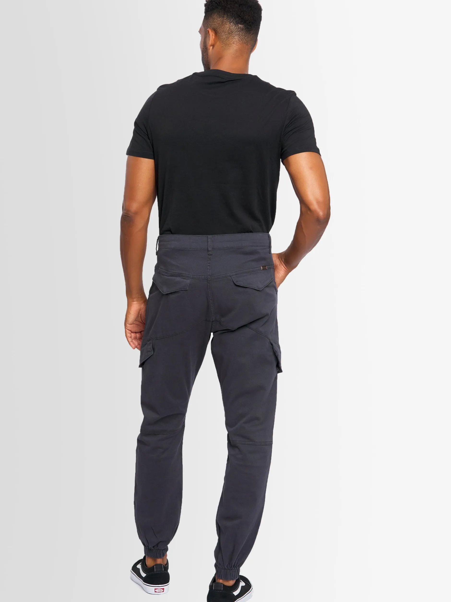 Alessandro Salvarini Herren Cargohose - ASEriia in anthrazit