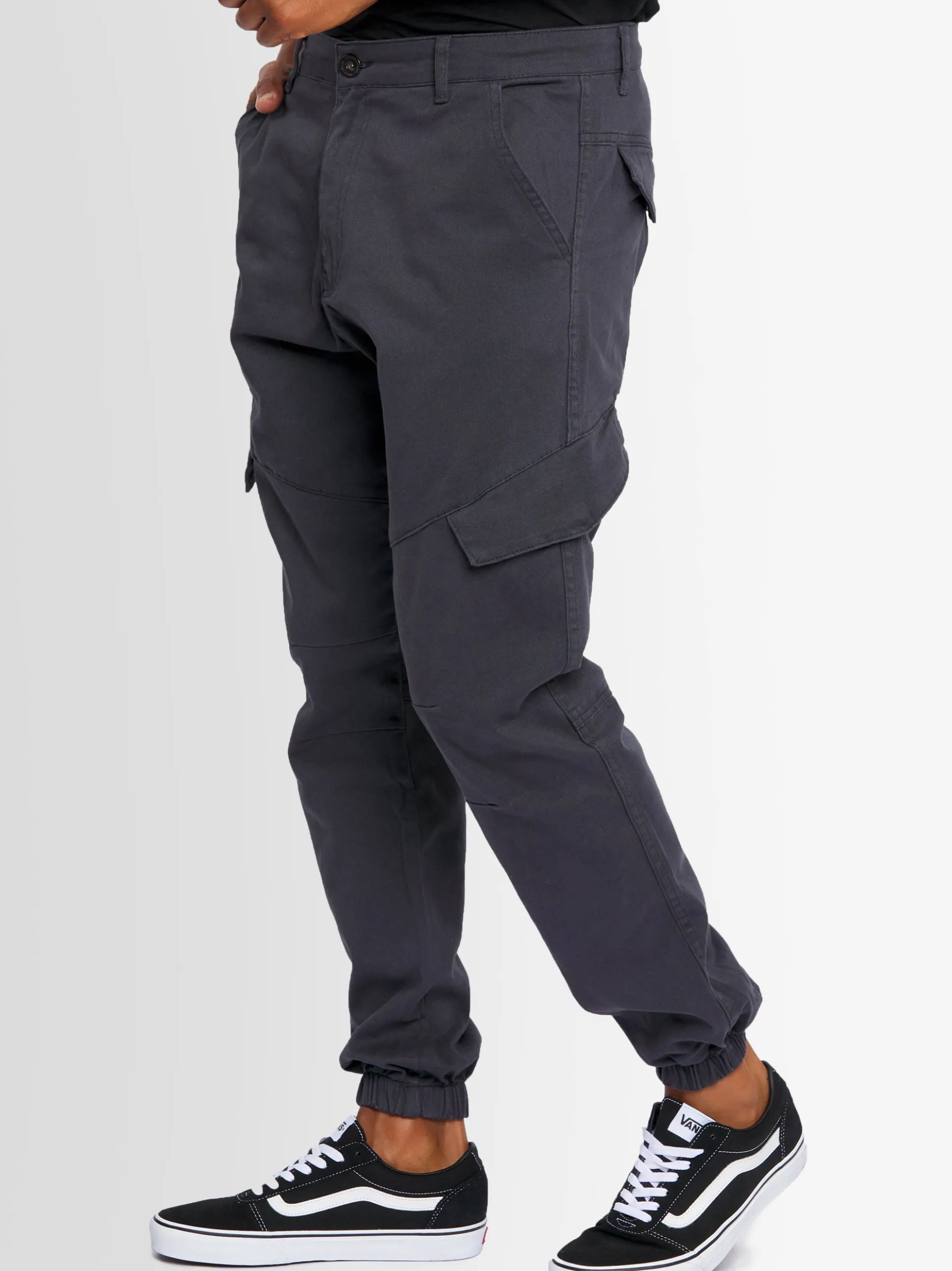 Alessandro Salvarini Herren Cargohose - ASEriia in anthrazit