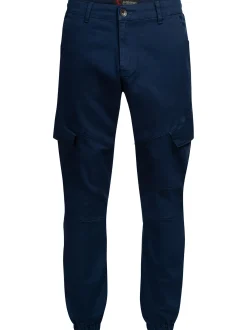 Alessandro Salvarini Herren Cargohose - ASEriia in blau