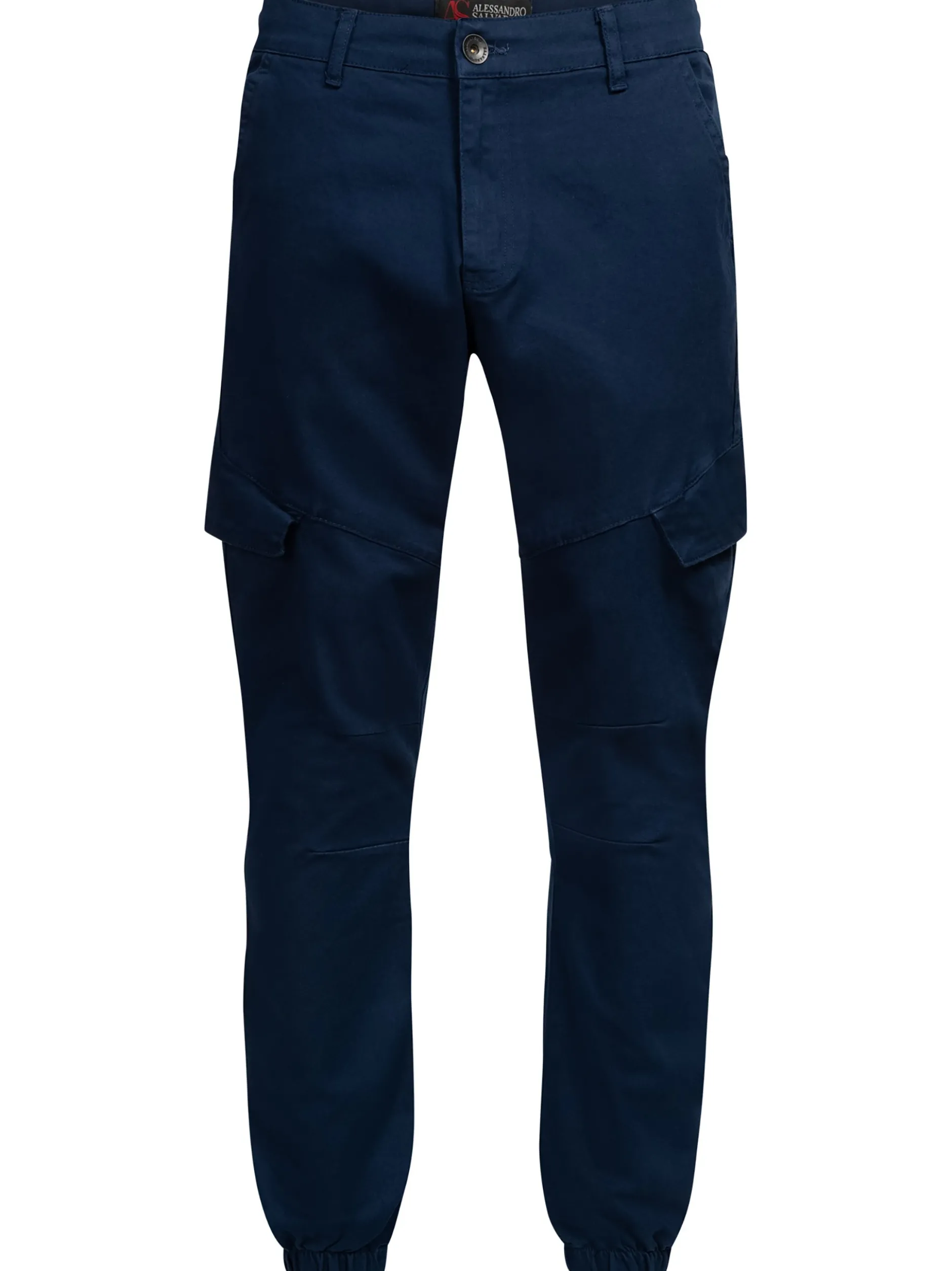 Alessandro Salvarini Herren Cargohose - ASEriia in blau