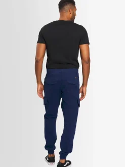Alessandro Salvarini Herren Cargohose - ASEriia in blau