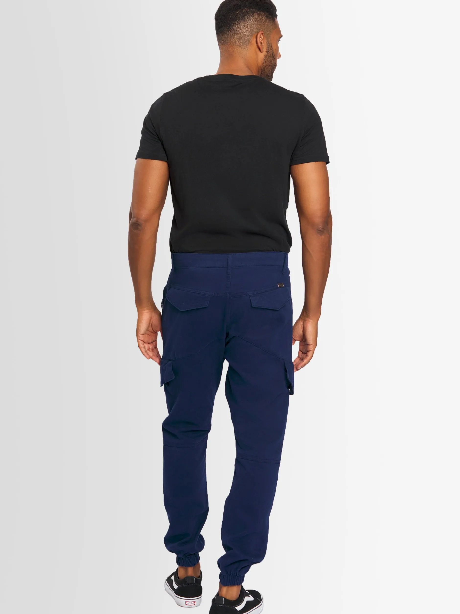 Alessandro Salvarini Herren Cargohose - ASEriia in blau