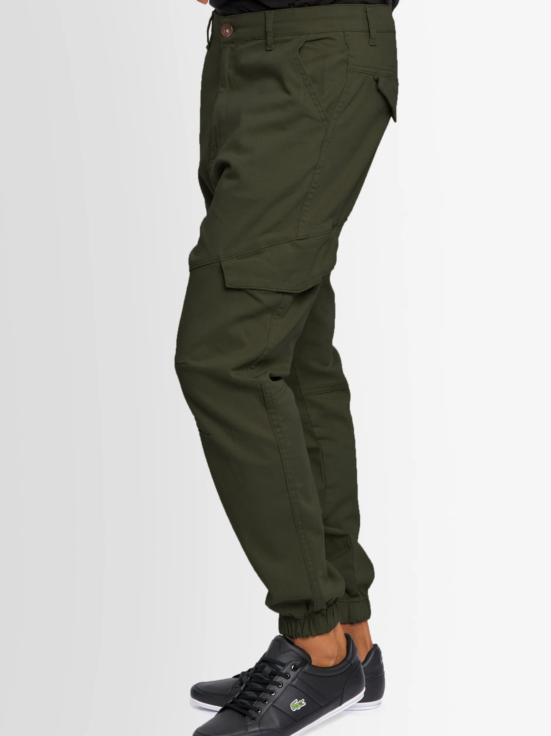 Alessandro Salvarini Herren Cargohose - ASEriia in oliv