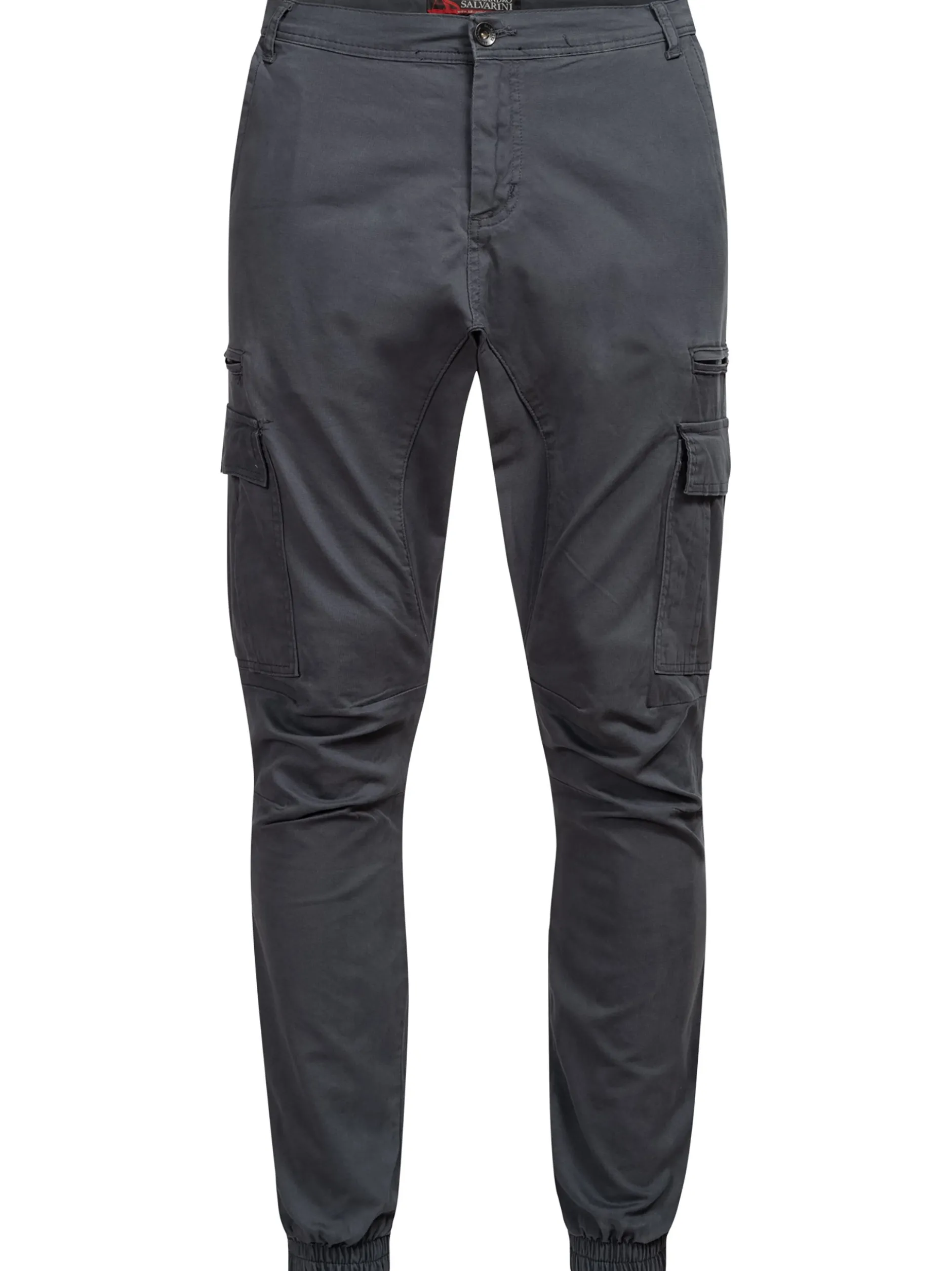Alessandro Salvarini Herren Cargohose - ASGiacomi in grau