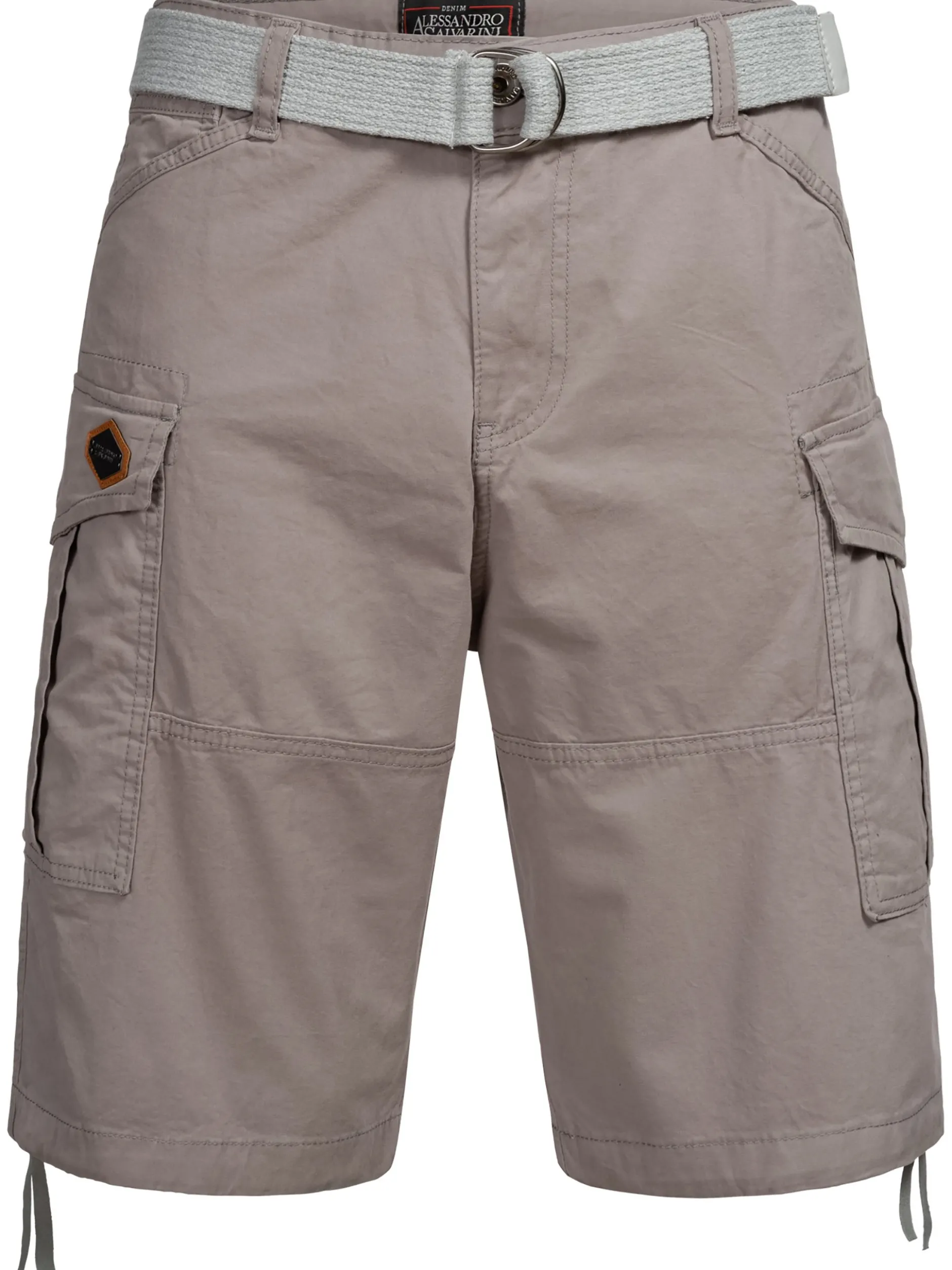Alessandro Salvarini Herren Cargoshorts - ASLeon in hellgrau