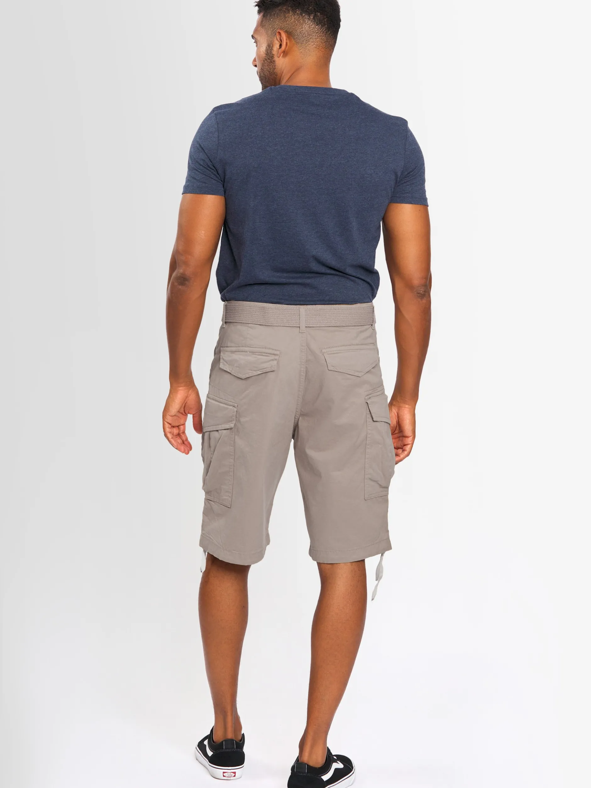 Alessandro Salvarini Herren Cargoshorts - ASLeon in hellgrau