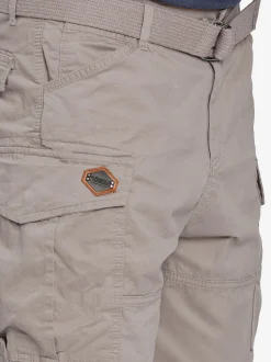 Alessandro Salvarini Herren Cargoshorts - ASLeon in hellgrau