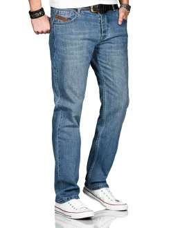 Alessandro Salvarini Herren Jeans - ASMarco in hellblau