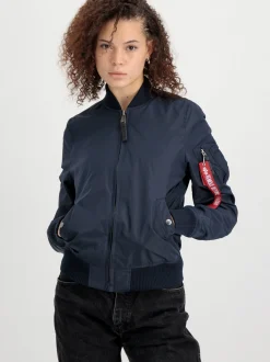 Alpha Industries Damen Bomberjacke in blau