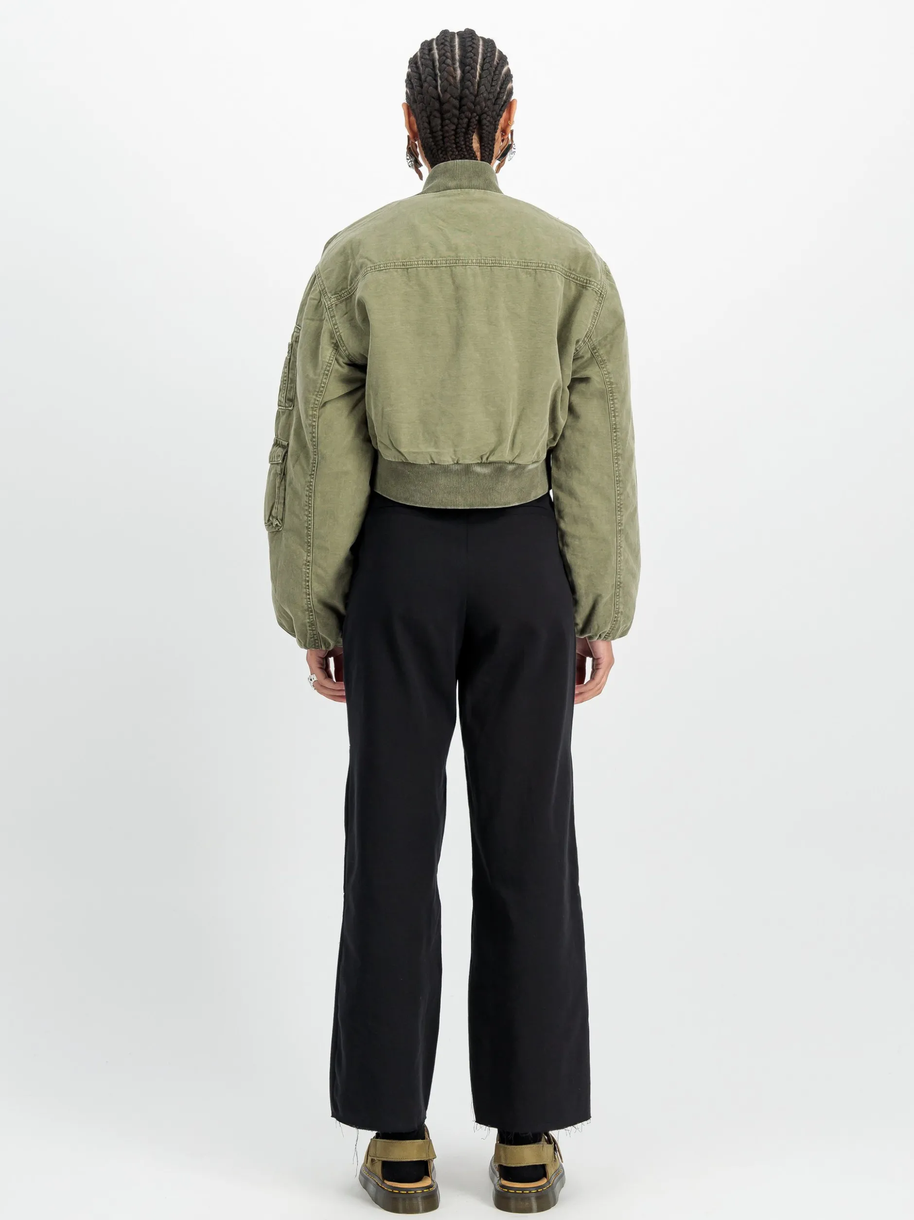 Alpha Industries Damen Bomberjacke in oliv