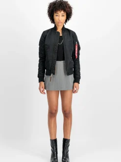 Alpha Industries Damen Bomberjacke in schwarz