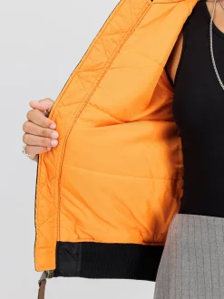 Alpha Industries Damen Bomberjacke in schwarz
