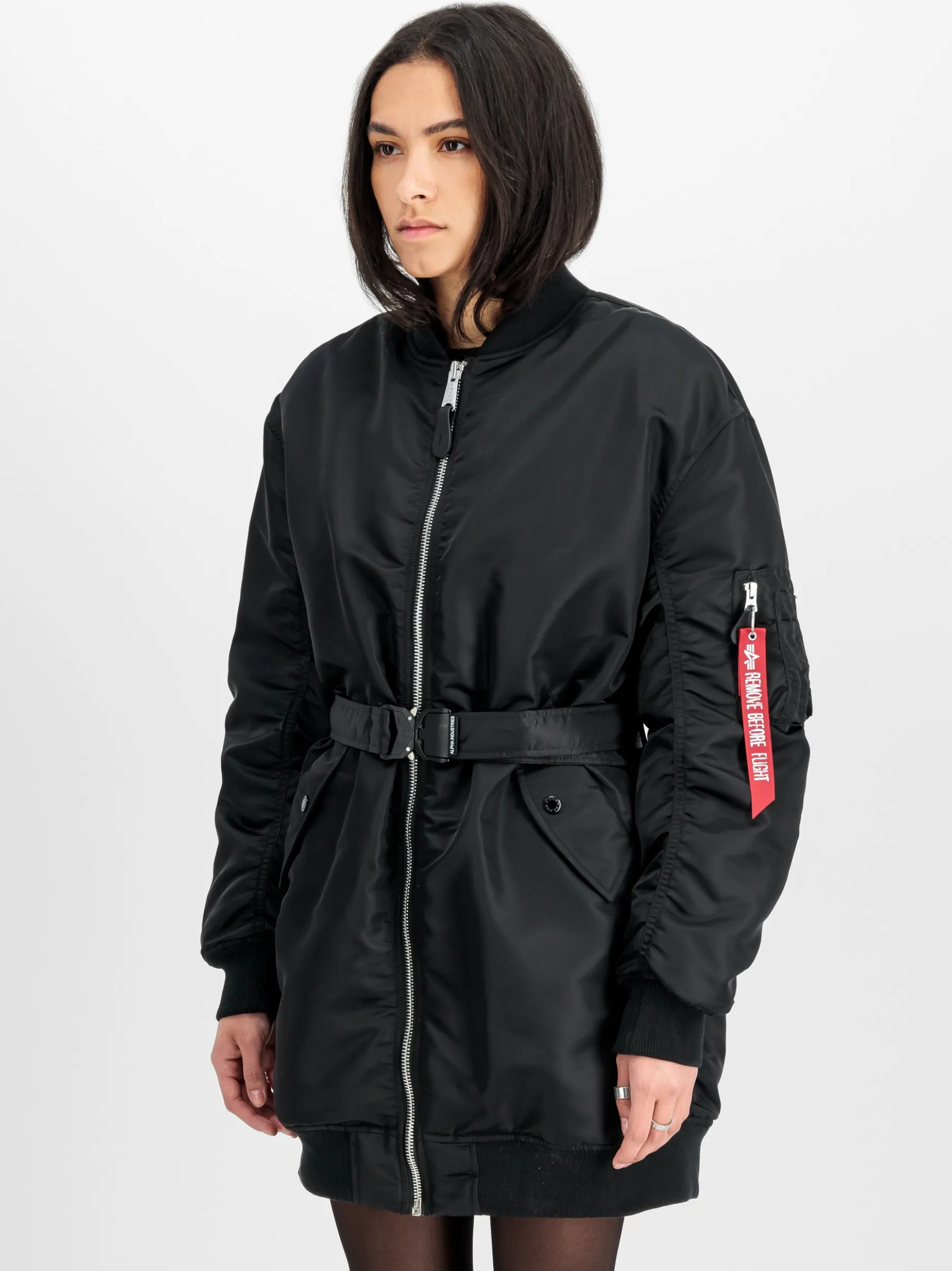 Alpha Industries Damen Bomberjacke in schwarz