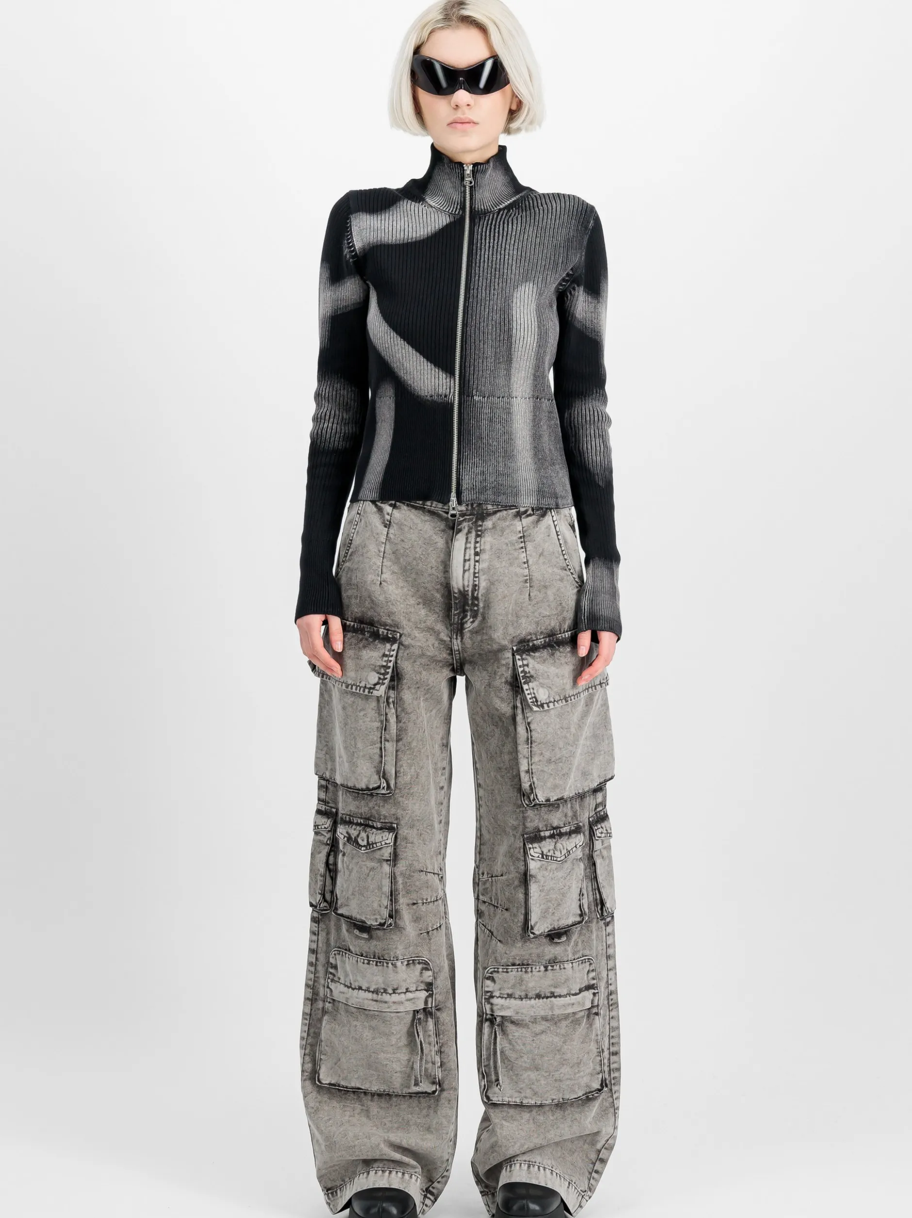 Alpha Industries Damen Hose in grau