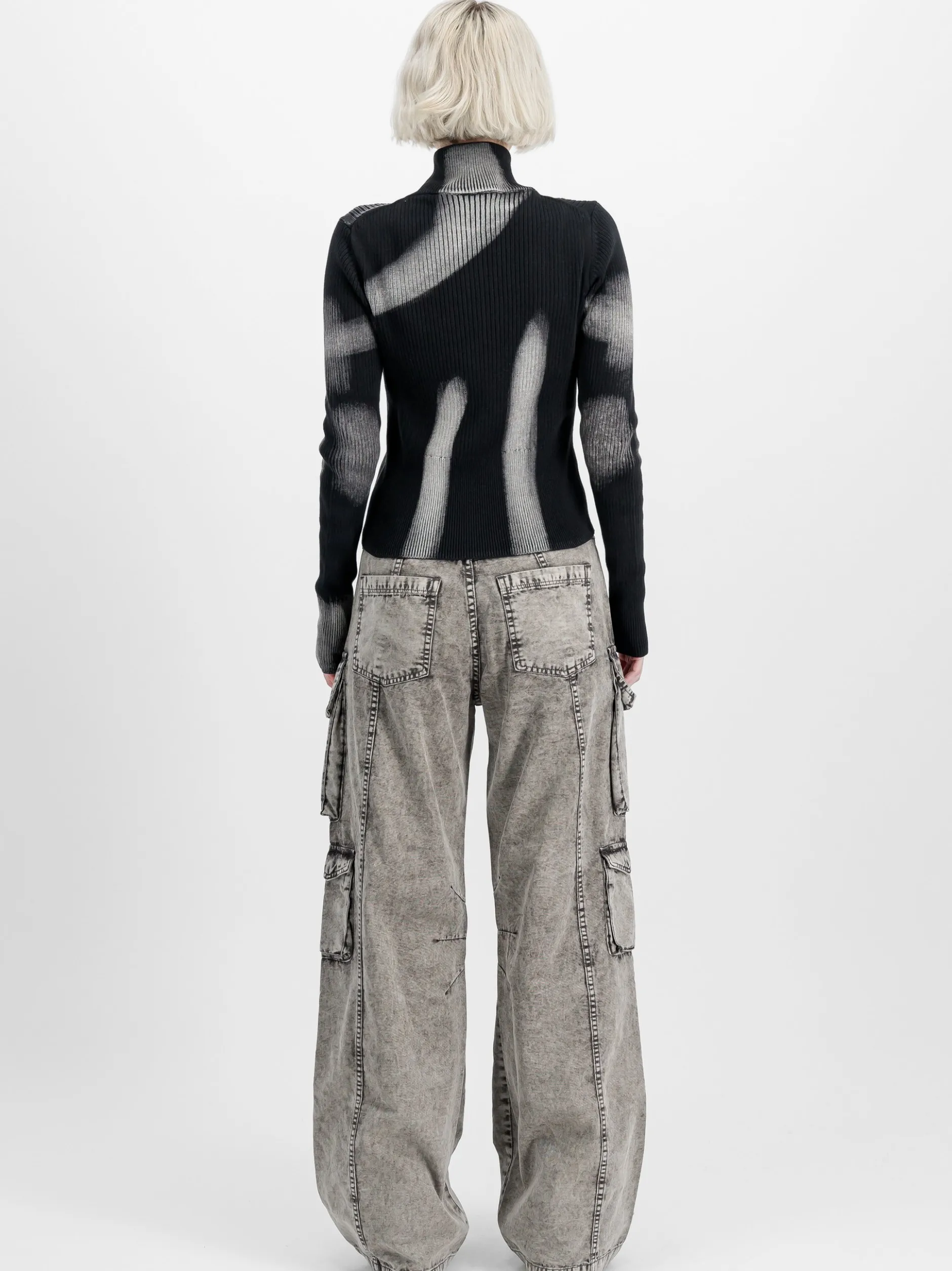 Alpha Industries Damen Hose in grau