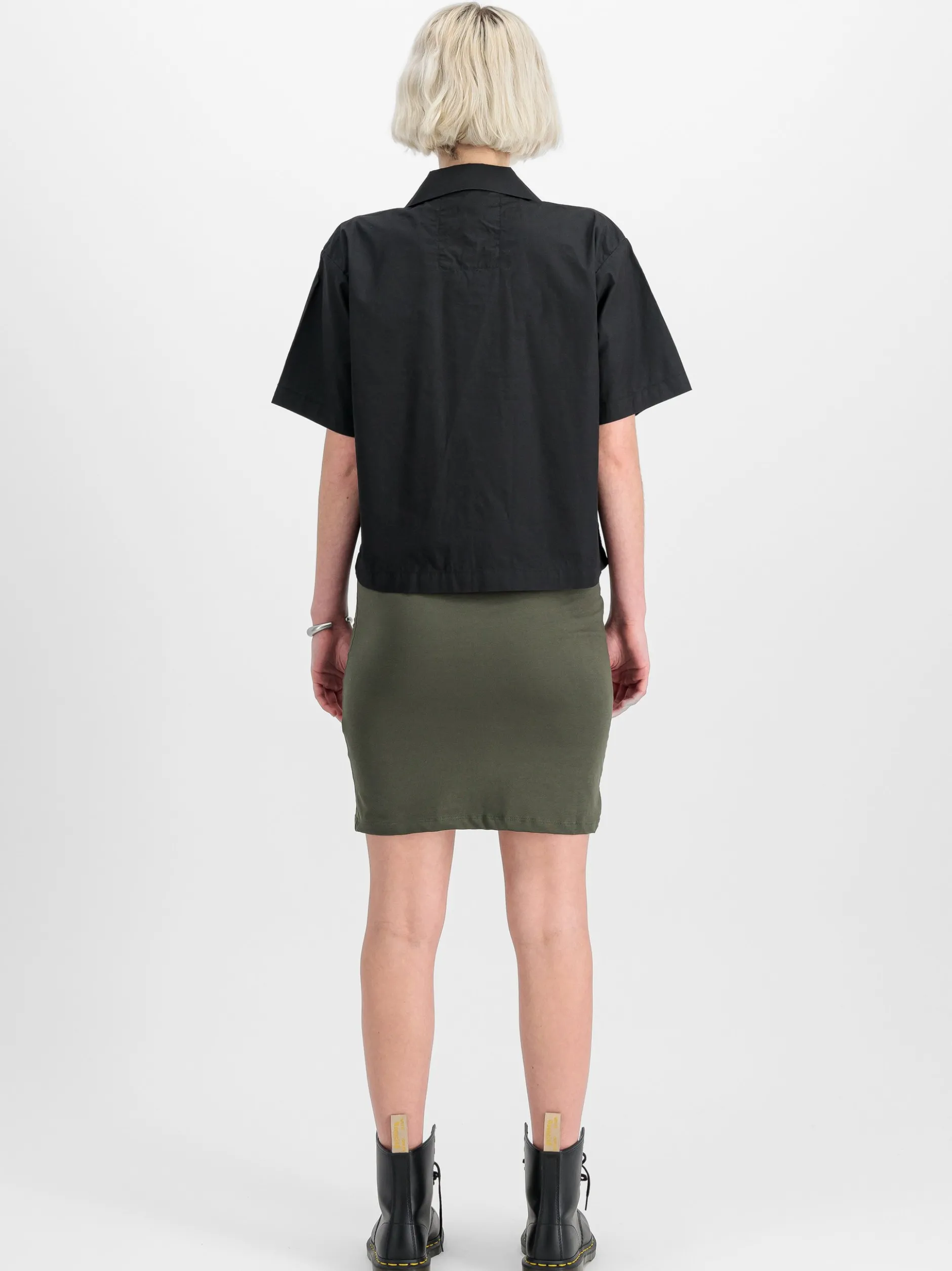 Alpha Industries Damen T-Shirt in schwarz