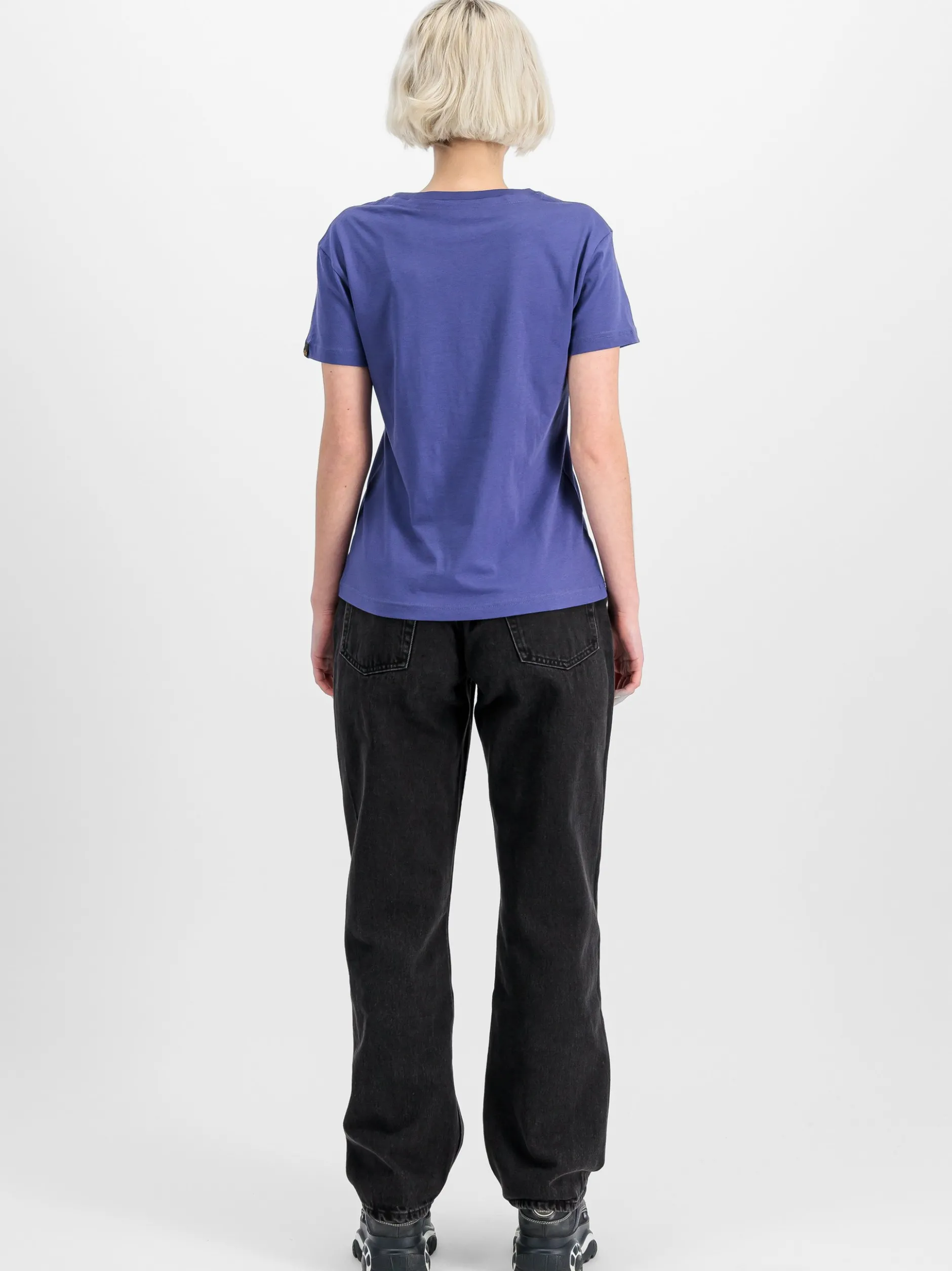 Alpha Industries Damen T-Shirt in lila