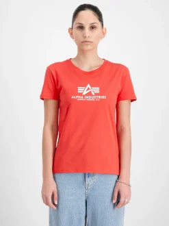 Alpha Industries Damen T-Shirt in rot