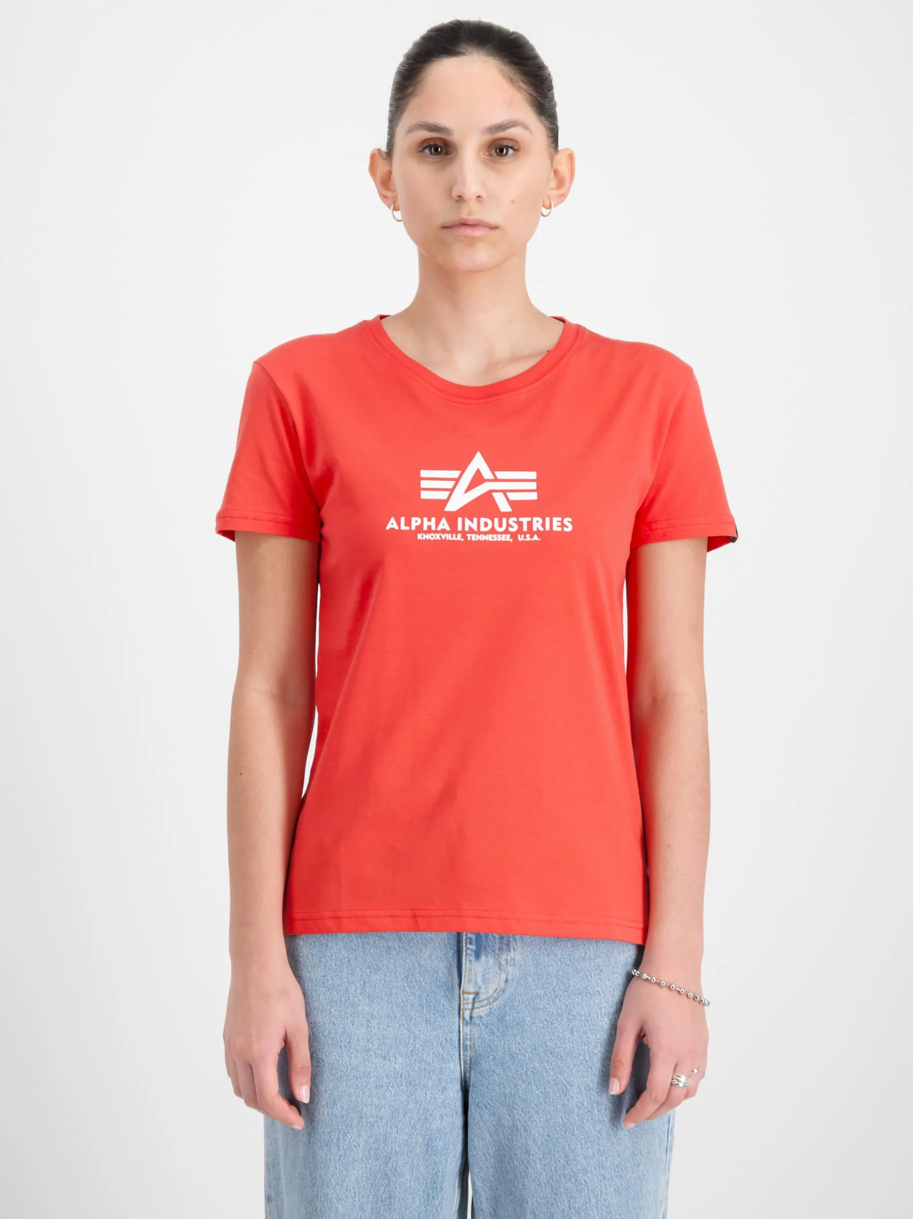Alpha Industries Damen T-Shirt in rot
