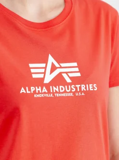 Alpha Industries Damen T-Shirt in rot