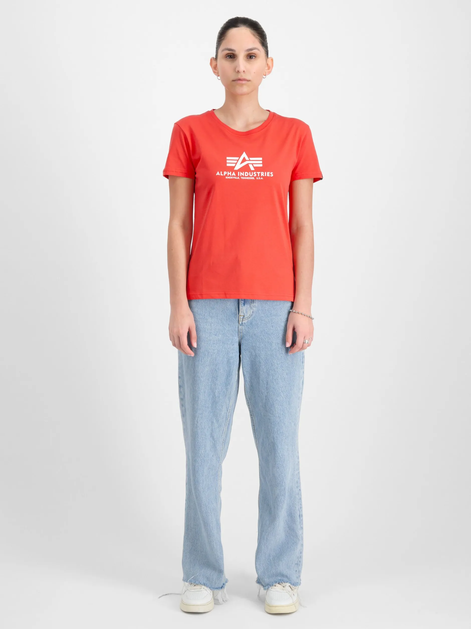 Alpha Industries Damen T-Shirt in rot