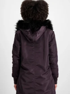 Alpha Industries Damen Winterjacke in lila