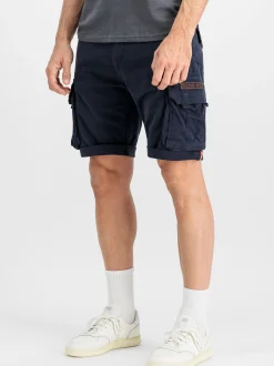 Alpha Industries Herren Cargo-Shorts in marine