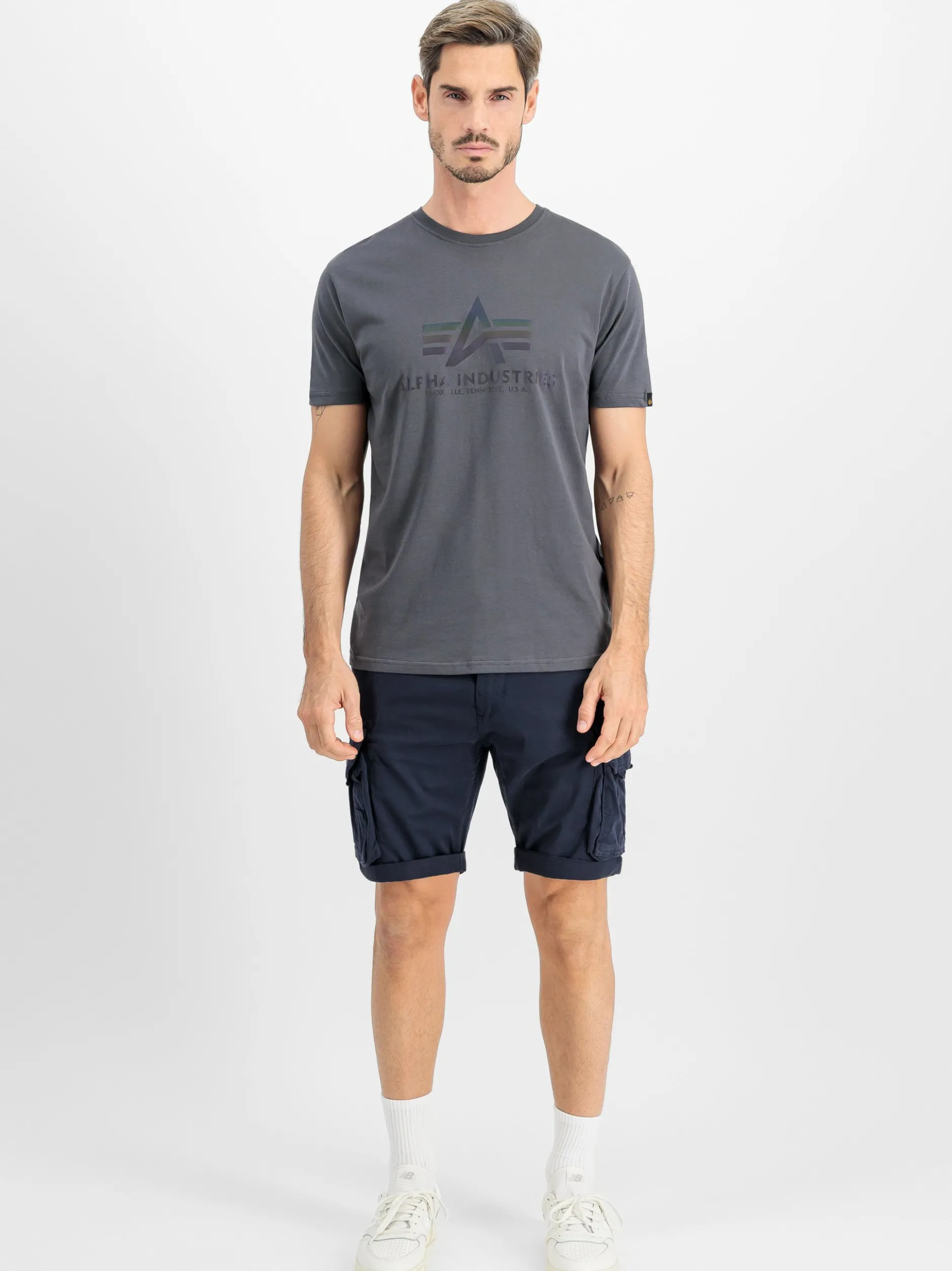 Alpha Industries Herren Cargo-Shorts in marine