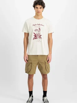 Alpha Industries Herren Kurze Hose in gelb