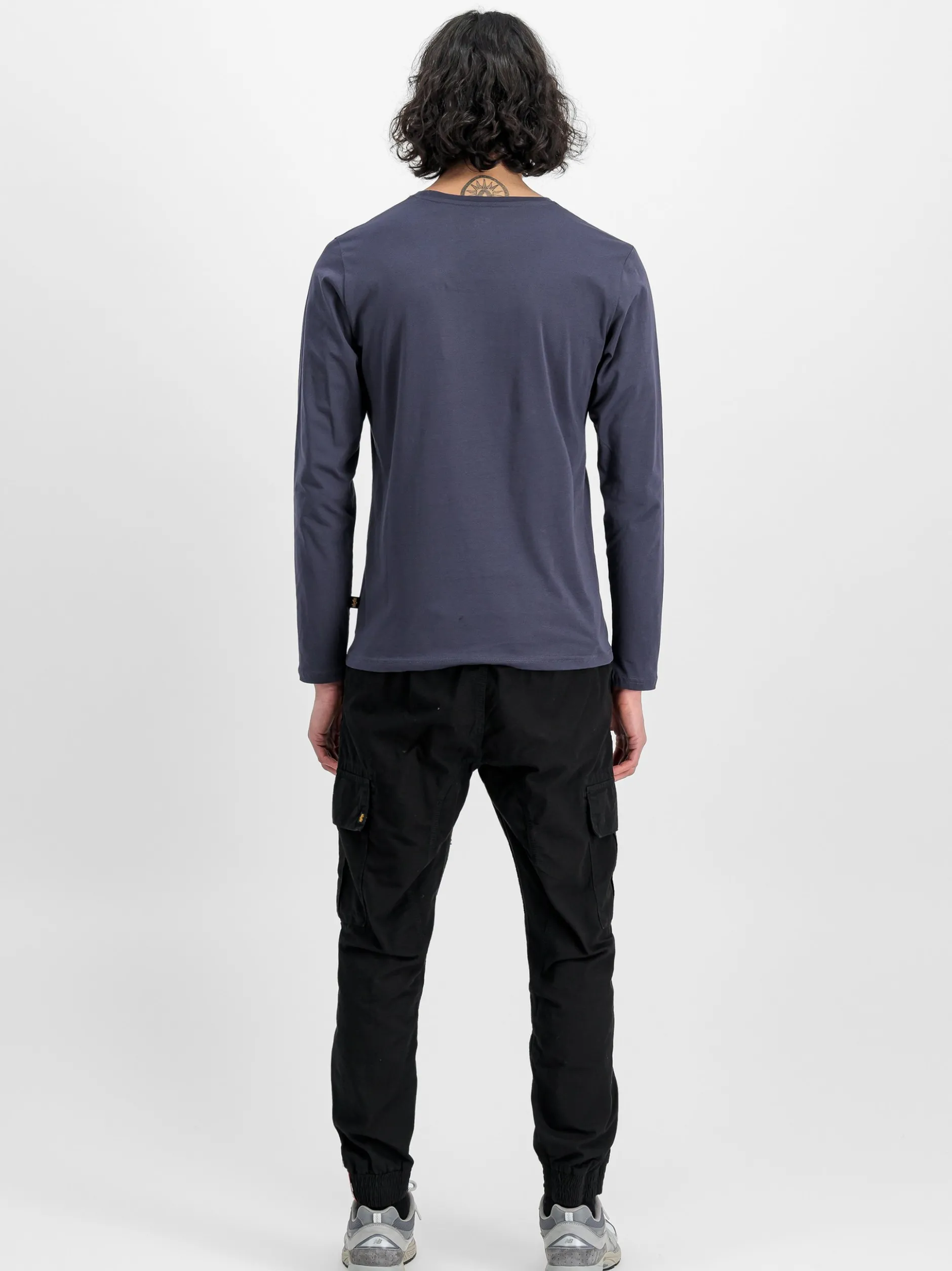 Alpha Industries Herren Langarmshirt in marine