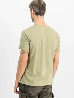 Alpha Industries Herren T-Shirt in oliv
