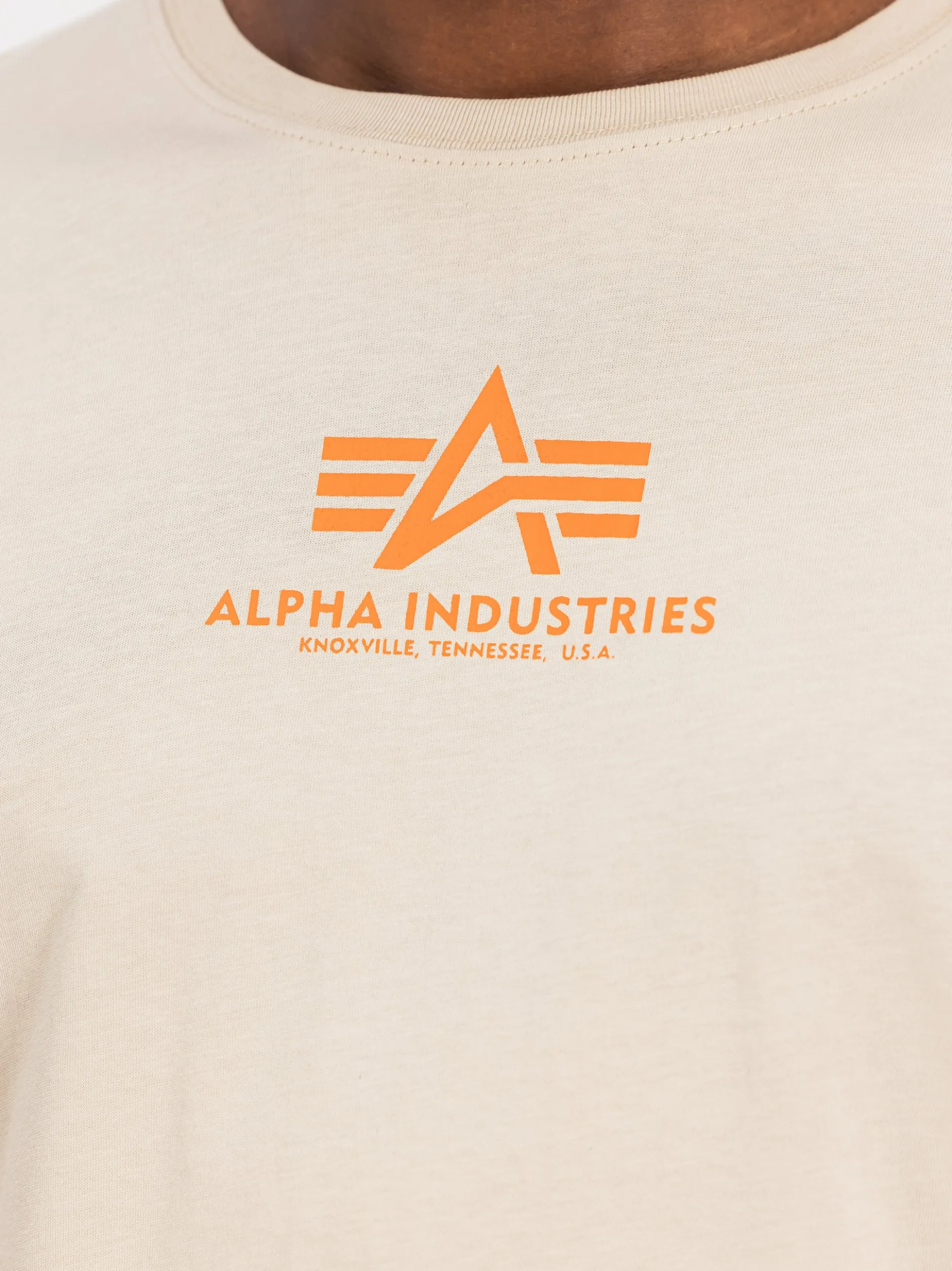 Alpha Industries Herren T-Shirt in beige
