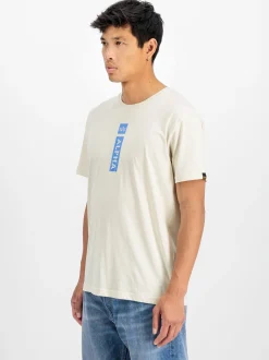 Alpha Industries Herren T-Shirt in ecru