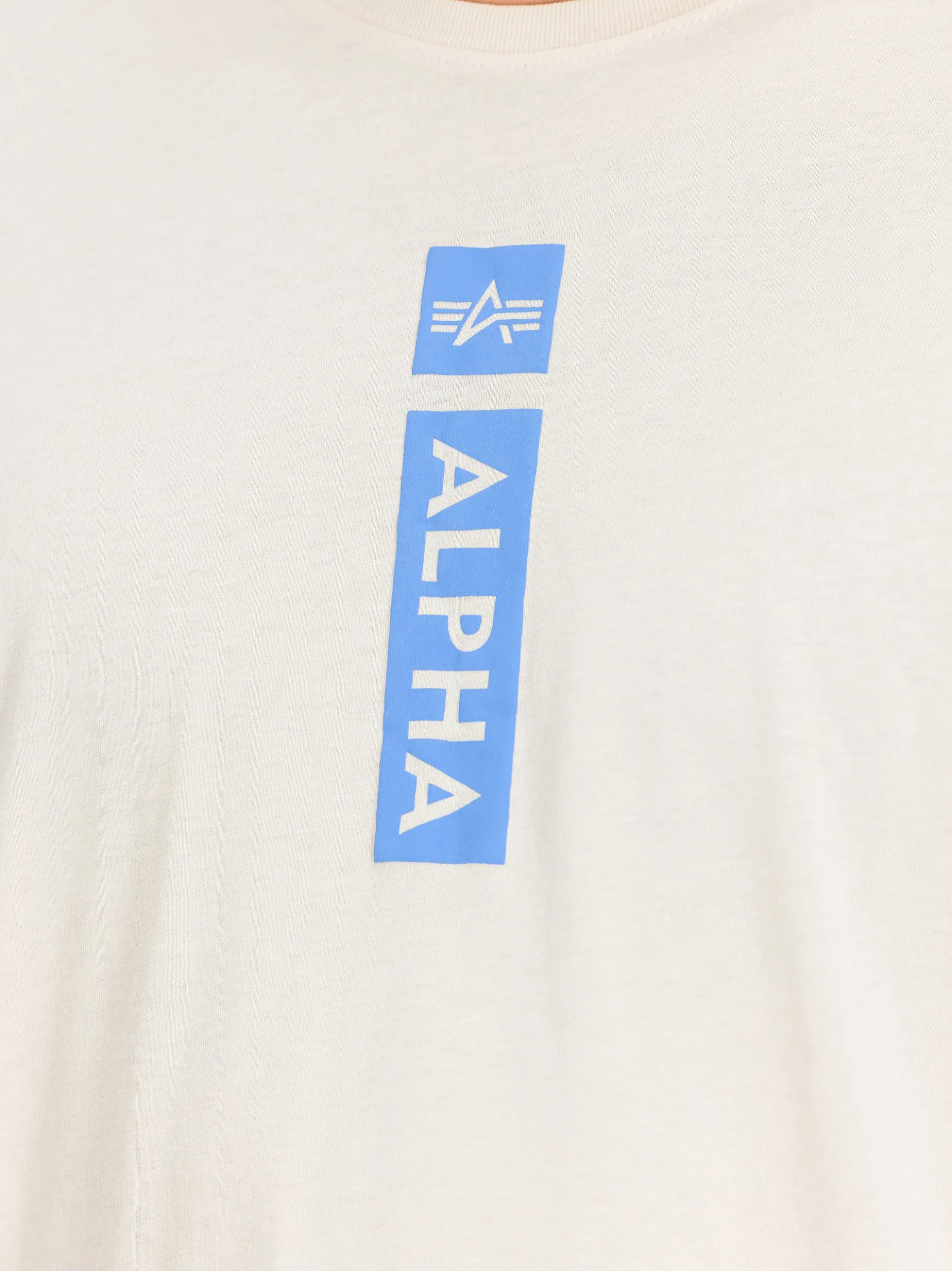Alpha Industries Herren T-Shirt in ecru