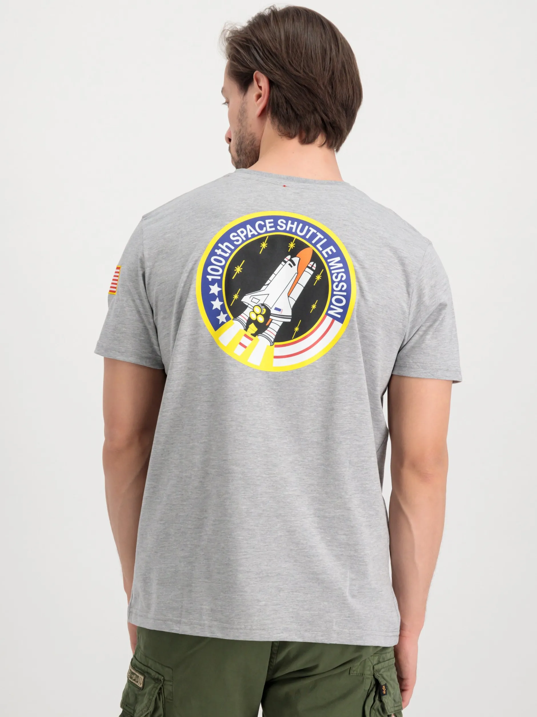 Alpha Industries Herren T-Shirt in grau