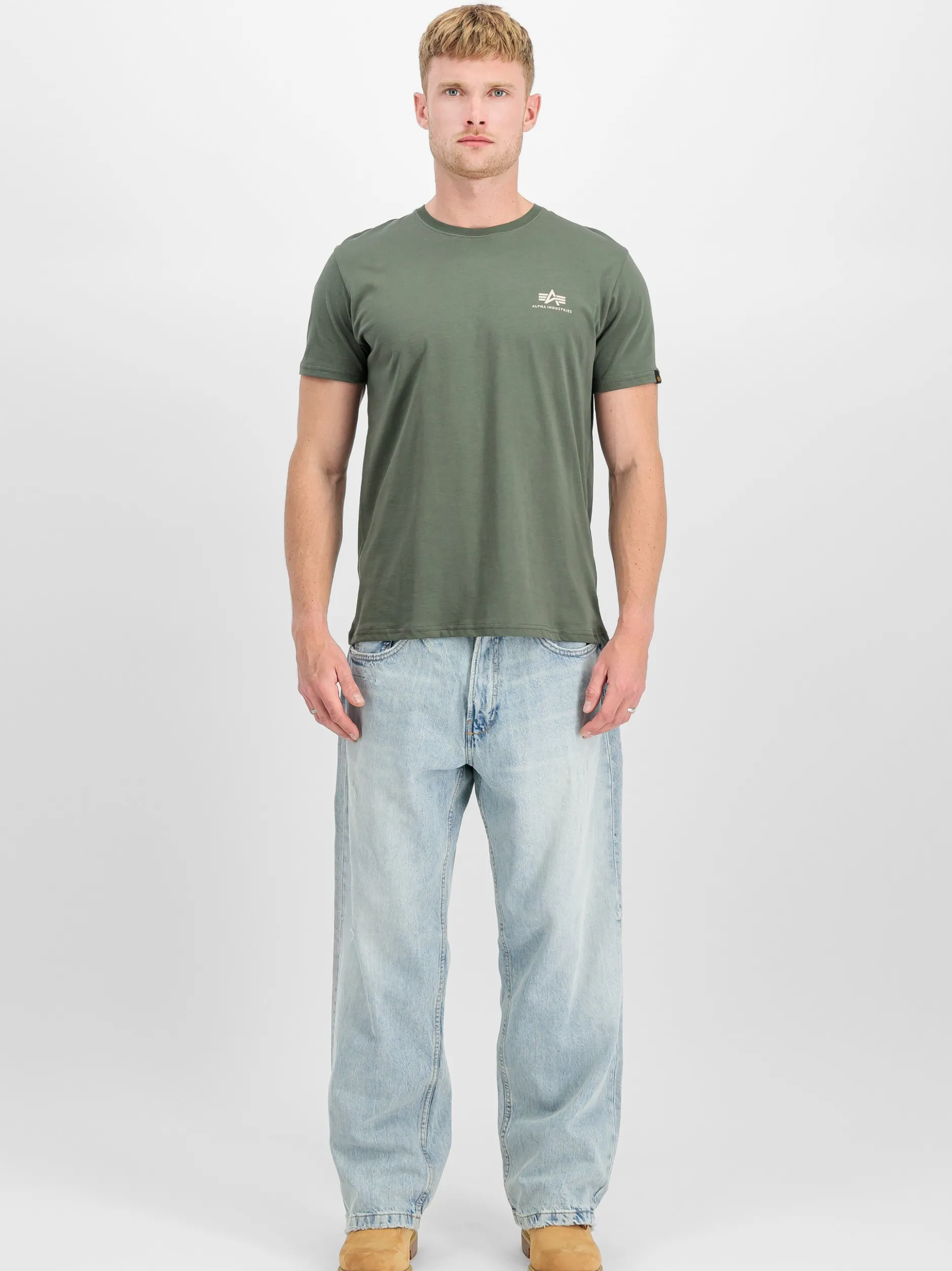 Alpha Industries Herren T-Shirt in grau