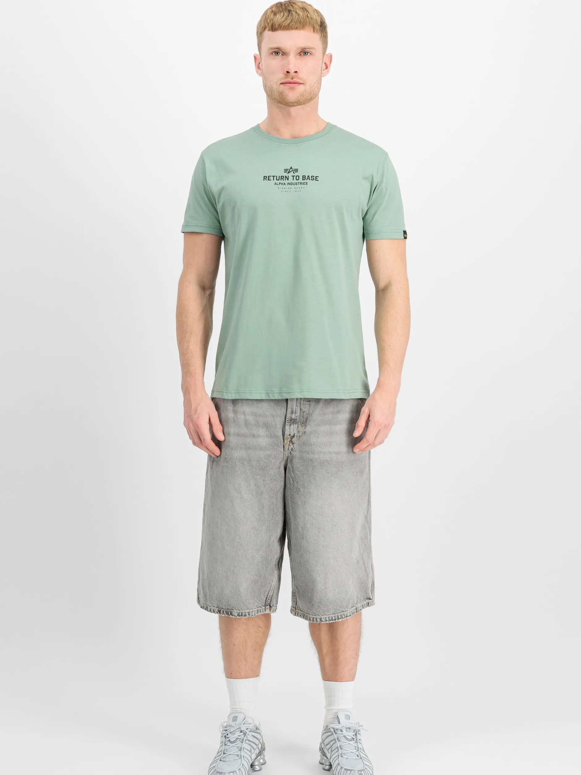 Alpha Industries Herren T-Shirt in grün