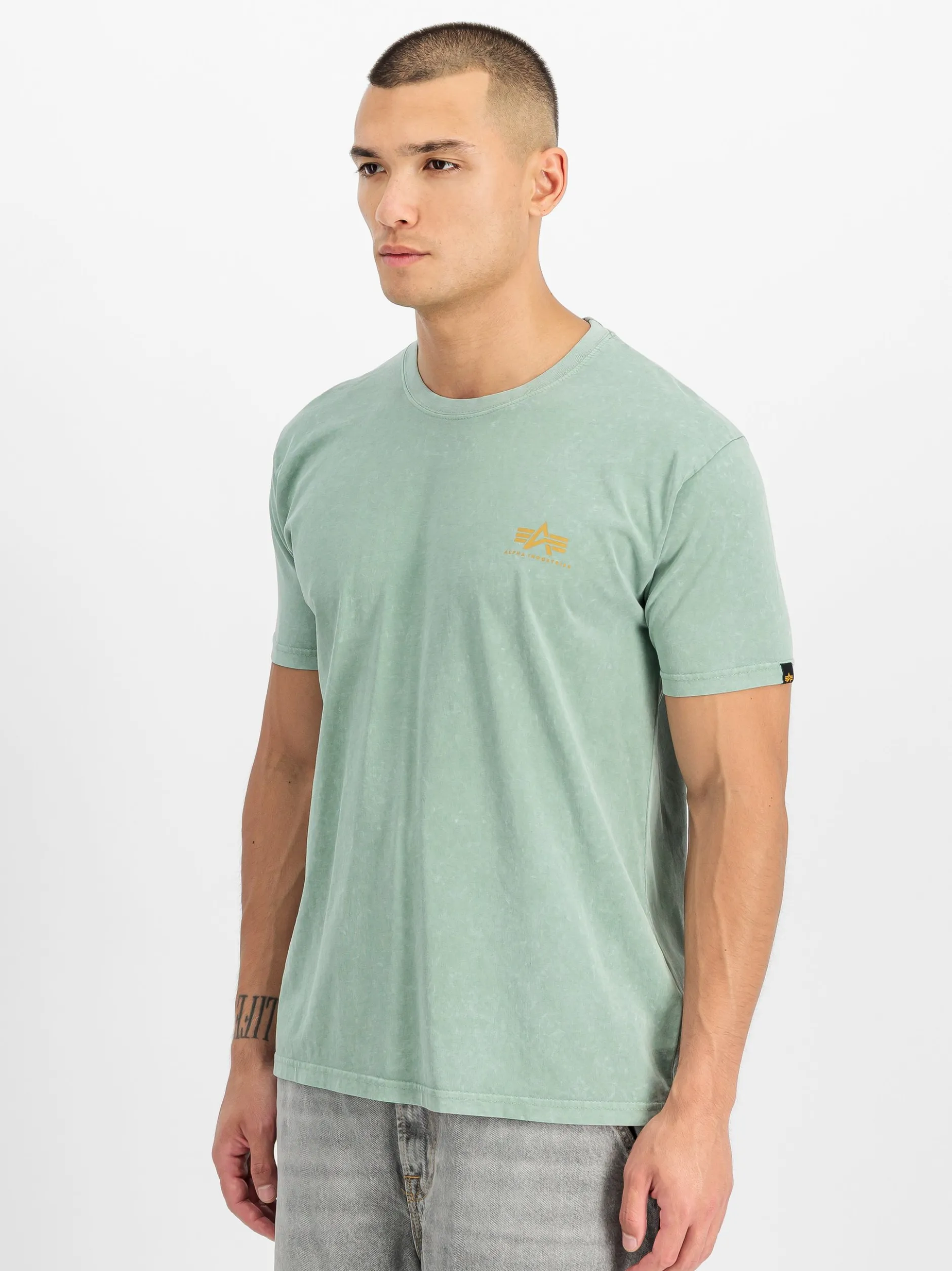 Alpha Industries Herren T-Shirt in grün