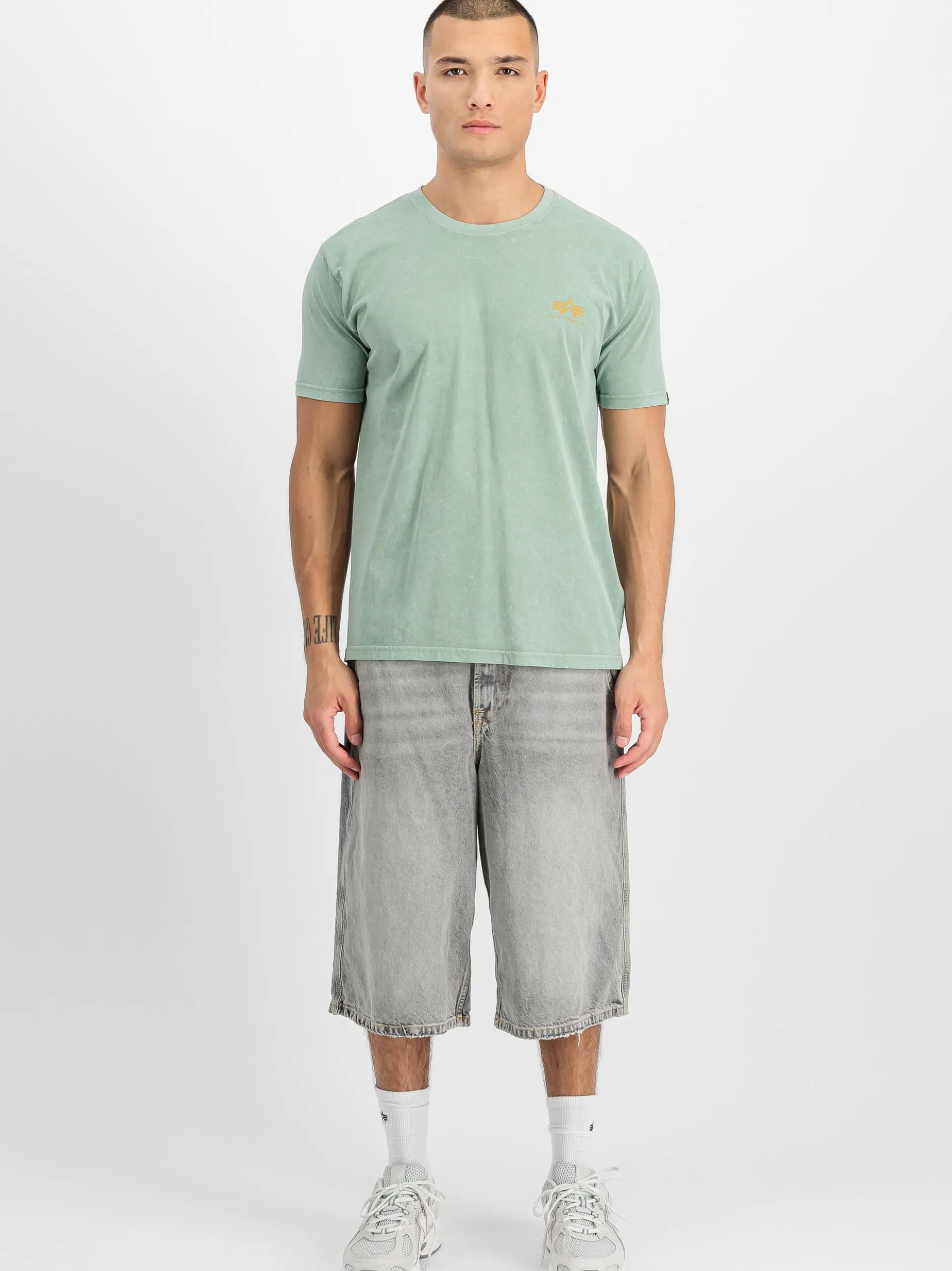 Alpha Industries Herren T-Shirt in grün