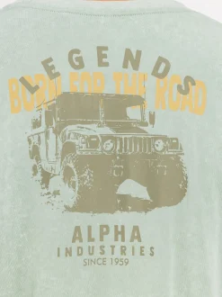 Alpha Industries Herren T-Shirt in grün